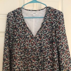 EUC JCrew floral babydoll dress
